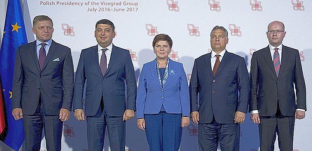 Wspólny komunikat premierów państw Grupy Wyszehradzkiej po spotkaniu z premierem Ukrainy